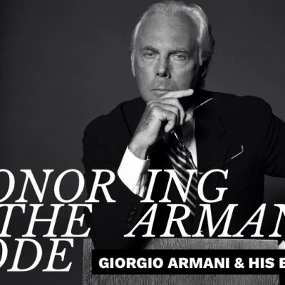 Honoring the Armani Code: Giorgio Armani and His&nbsp;Empire